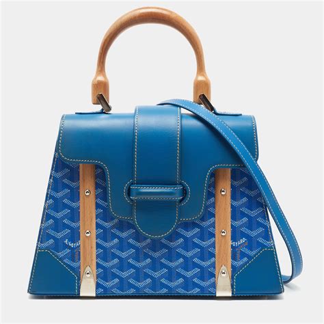 blue goyard travel bag|goyard saigon pm bag price.